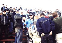 Волгоградские фанаты на выезде Факел-2000